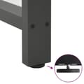 Pikkukuva 9 / 10: vidaXL Ruokapöydän jalat antrasiitti 2 kpl 80x(72-73) cm teräs