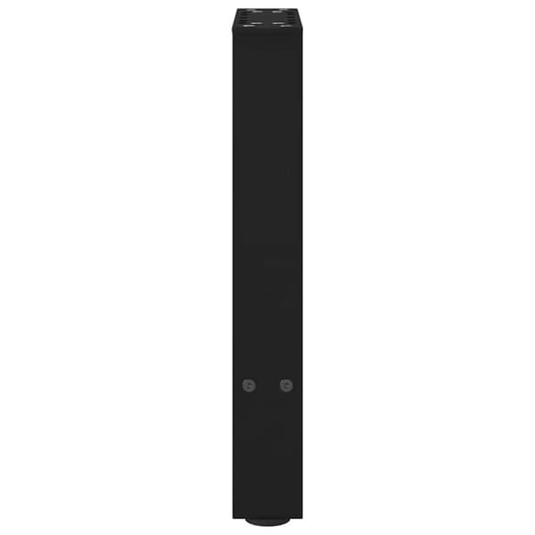 vidaXL Soffbordsben svart 2 st 28x(42-43) cm stål