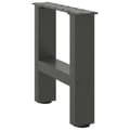Miniatyrbilde 3 av 11: vidaXL Salongbordben antrasitt 2 stk 30x(30-31) cm stål