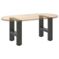 Miniatyrbilde 9 av 11: vidaXL Salongbordben antrasitt 2 stk 30x(30-31) cm stål