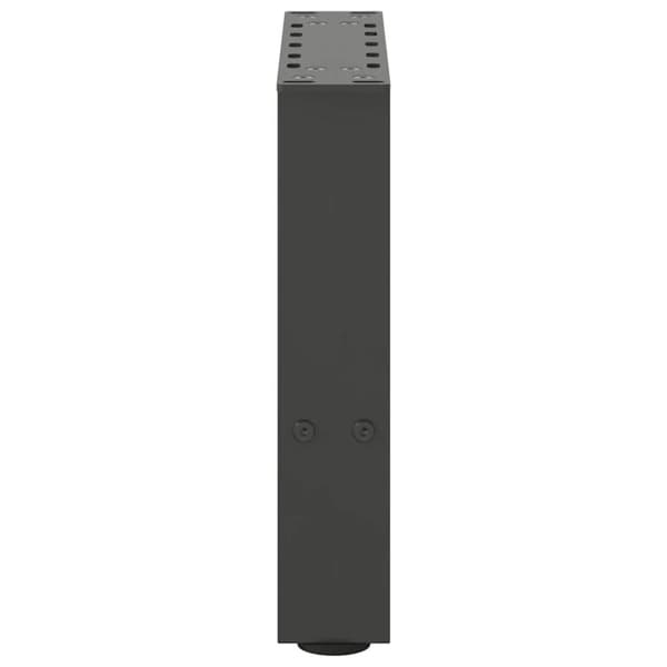 vidaXL Sohvapöydän jalat antrasiitti 2 kpl 40x(30-31) cm teräs