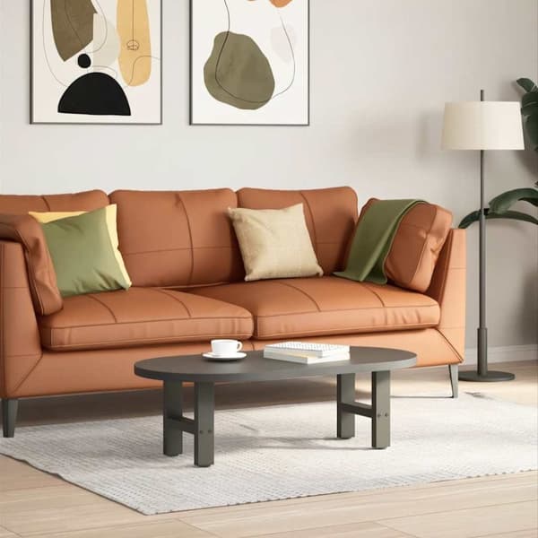 vidaXL Sohvapöydän jalat antrasiitti 2 kpl 40x(30-31) cm teräs