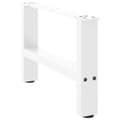 Pikkukuva 1 / 11: vidaXL Sohvapöydän jalat valkoiset 2 kpl 50x(30-31) cm teräs