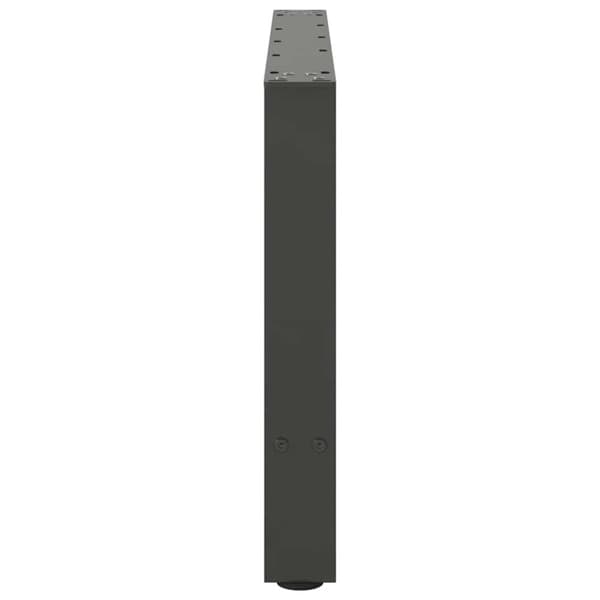vidaXL Salongbordben antrasitt 2 stk 70x(42-43) cm stål