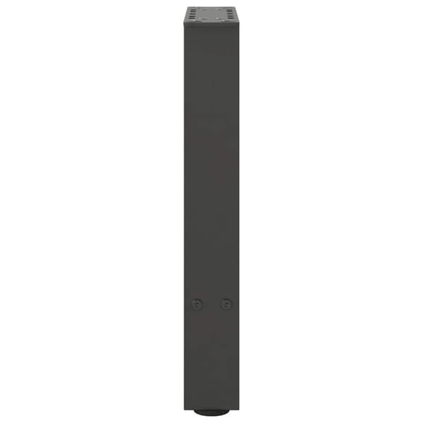 vidaXL Sohvapöydän jalat antrasiitti 2 kpl 28x(42-43) cm teräs