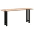 Miniatyrbilde 8 av 10: vidaXL Konsollbordben svart 2 stk 38 x (72-73) cm stål