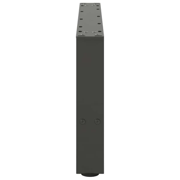 vidaXL Sohvapöydän jalat antrasiitti 2 kpl 70x(30-31) cm teräs