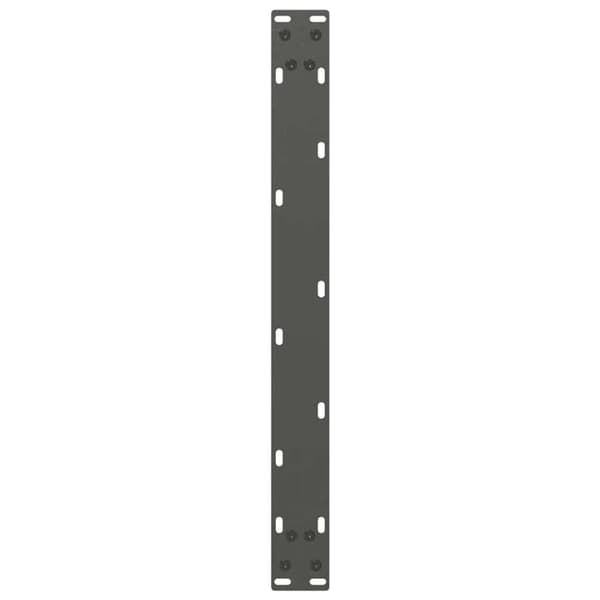 vidaXL Salongbordben U-formet 2 stk antrasitt 60x(30-31) cm stål