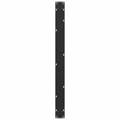Miniatyrbilde 7 av 10: vidaXL Spisebordben U-formet 2 stk svart 100x(72-73) cm stål