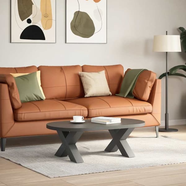 Soffbordsben X-formade 2 st antracit 50x(30-31) cm stål