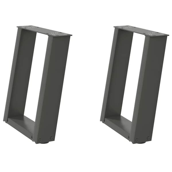 Soffbordsben U-formade 2 st antracit 28x(42-43) cm stål