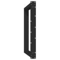 Miniatyrbilde 7 av 10: vidaXL Spisebordben U-formet 2 stk svart 90 x (72-73) cm stål
