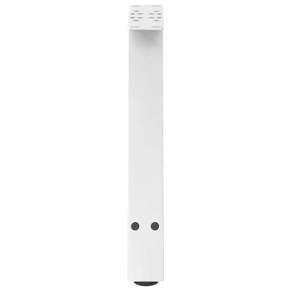 vidaXL Soffbordsben A-formade 2 st vit 38x(42-43) cm stål