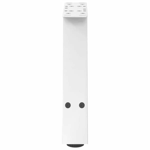 vidaXL Soffbordsben A-formade 2 st vit 50x(30-31) cm stål