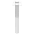 Miniatyrbilde 5 av 9: vidaXL Salongbordben X-formet 2 stk hvit 30x(30-31) cm stål