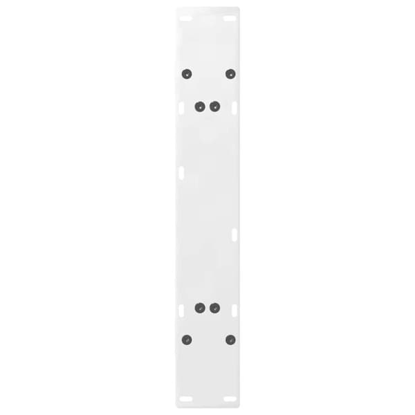 vidaXL Soffbordsben A-formade 2 st vit 70x(72-73) cm stål