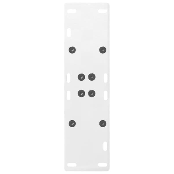 vidaXL Soffbordsben A-formade 2 st vit 50x(72-73) cm stål