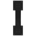 Pikkukuva 7 / 10: vidaXL Sohvapöydän jalat X-muotoiset 2 kpl Musta 60x(30-31) cm Teräs