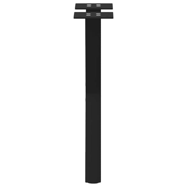 vidaXL Soffbordsben X-formade 2 st svart 28x(42-43) cm stål