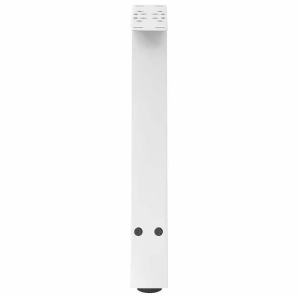 vidaXL Salongbordben A-formet 2 stk hvit 50x(42-43) cm stål