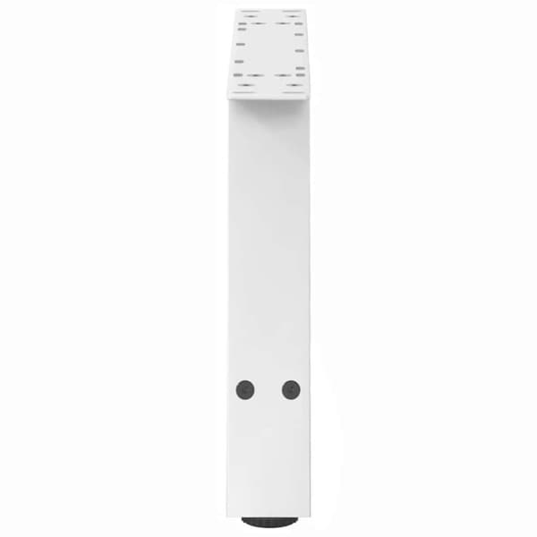 vidaXL Soffbordsben A-formade 2 st vit 60x(30-31) cm stål