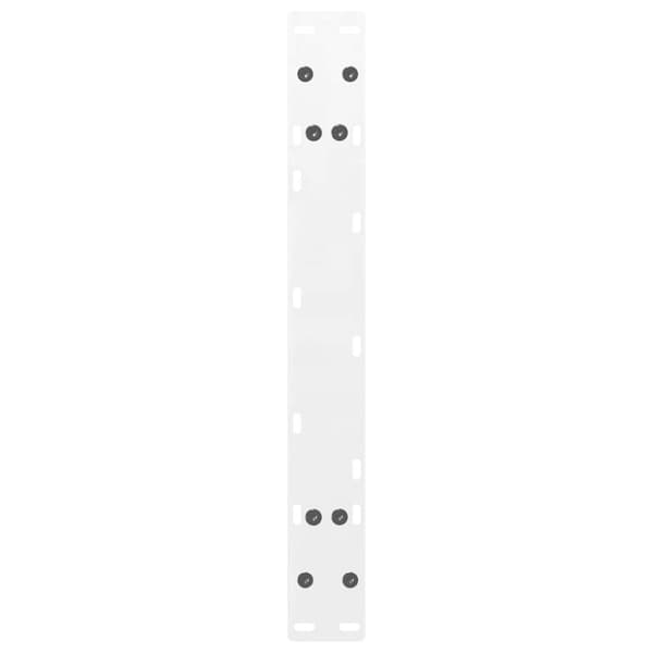 vidaXL Soffbordsben A-formade 2 st vit 60x(30-31) cm stål