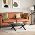 Miniatyrbilde 2 av 10: vidaXL Salongbordben X-formet 2 stk svart 70 x (30-31) cm stål