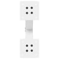 Pikkukuva 6 / 9: vidaXL Sohvapöydän jalat X-muotoiset 2 kpl valkoinen 40x(30-31) cm teräs
