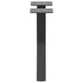 Miniatyrbilde 5 av 9: vidaXL Salongbordben X-formet 2 stk antrasitt 30x(30-31) cm stål