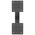 Miniatyrbilde 6 av 9: vidaXL Salongbordben X-formet 2 stk antrasitt 30x(30-31) cm stål