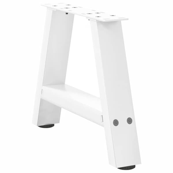 vidaXL Sohvapöydän jalat A-muotoiset 2 kpl Valkoinen 40x(30-31) cm
