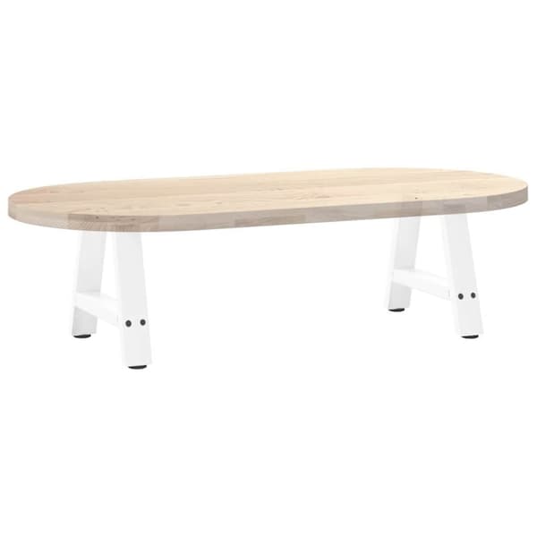 vidaXL Sohvapöydän jalat A-muotoiset 2 kpl Valkoinen 40x(30-31) cm