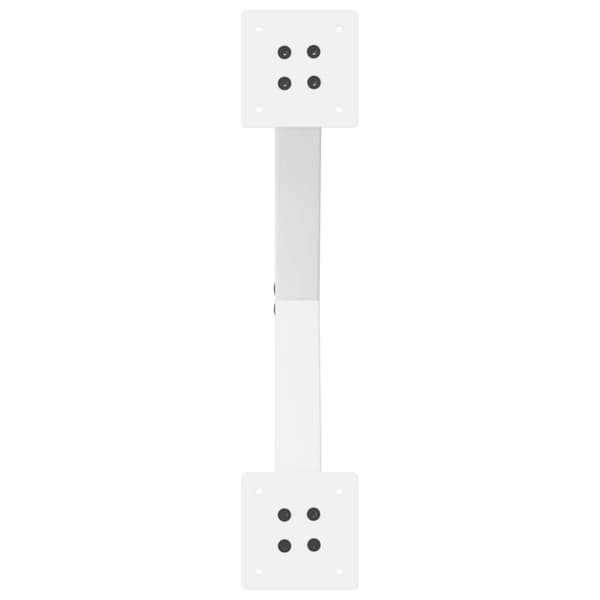 vidaXL sofabordben X-formet 2 stk 60x(42-43) cm stål hvid