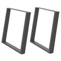 Miniatyrbilde 2 av 10: vidaXL Spisebordben U-formet 2 stk antrasitt 100x(72-73) cm stål