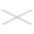 Miniatyrbilde 5 av 10: vidaXL Salongbordben X-formet 2 stk hvit 70 x (30-31) cm stål