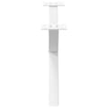 Miniatyrbilde 6 av 10: vidaXL Salongbordben X-formet 2 stk hvit 70 x (30-31) cm stål