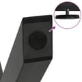 Pikkukuva 8 / 9: vidaXL Sohvapöydän jalat X-muotoiset 2 kpl antrasiitti 40x(30-31) cm teräs