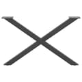 Miniatyrbilde 4 av 10: vidaXL Salongbordben X-formet 2 stk antrasitt 70 x (42-43) cm stål