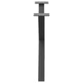 Miniatyrbilde 6 av 10: vidaXL Salongbordben X-formet 2 stk antrasitt 70 x (42-43) cm stål