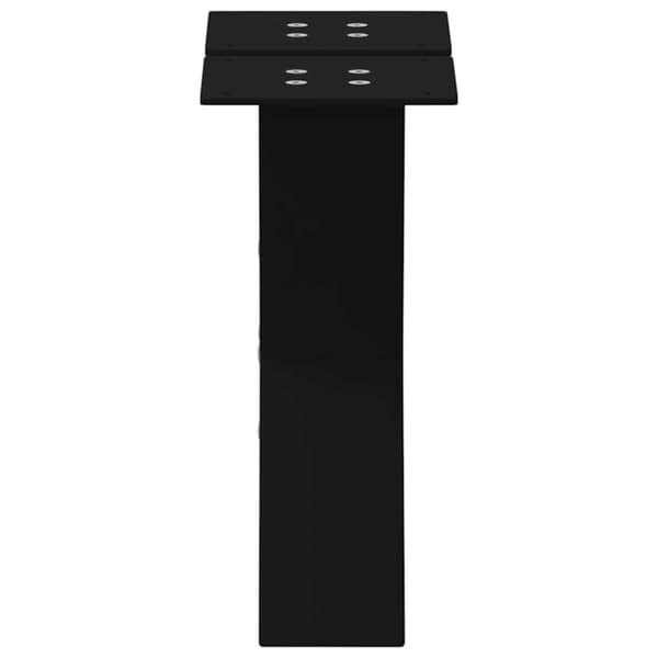 vidaXL Sohvapöydän jalat X-muotoiset 2 kpl Musta 30x(30-31) cm Teräs