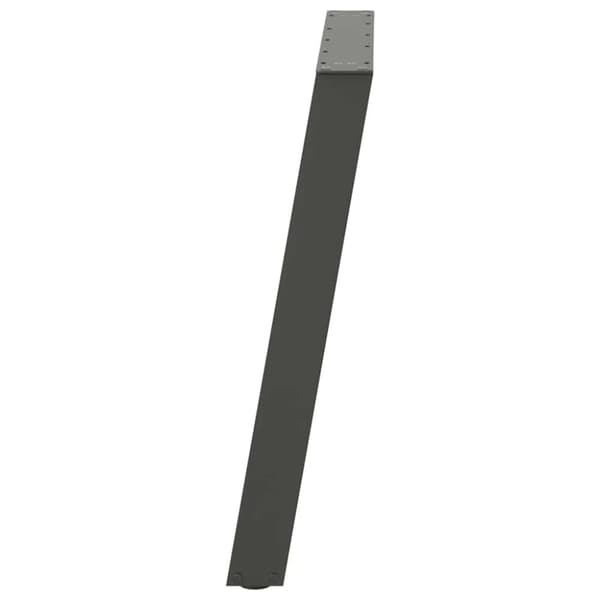 vidaXL ruokapöydän jalat U-muotoiset 2 kpl Antrasiitti 90x(72-73) cm