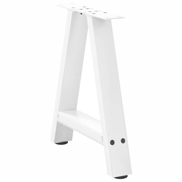 vidaXL sohvapöydän jalat A-muotoiset 2 kpl Valkoinen 38x(42-43) cm