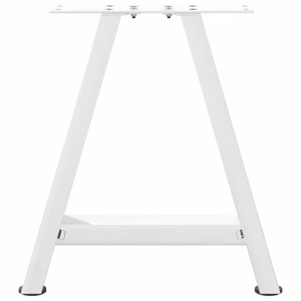 vidaXL sohvapöydän jalat A-muotoiset 2 kpl Valkoinen 38x(42-43) cm