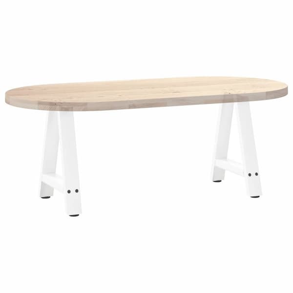 vidaXL sohvapöydän jalat A-muotoiset 2 kpl Valkoinen 38x(42-43) cm