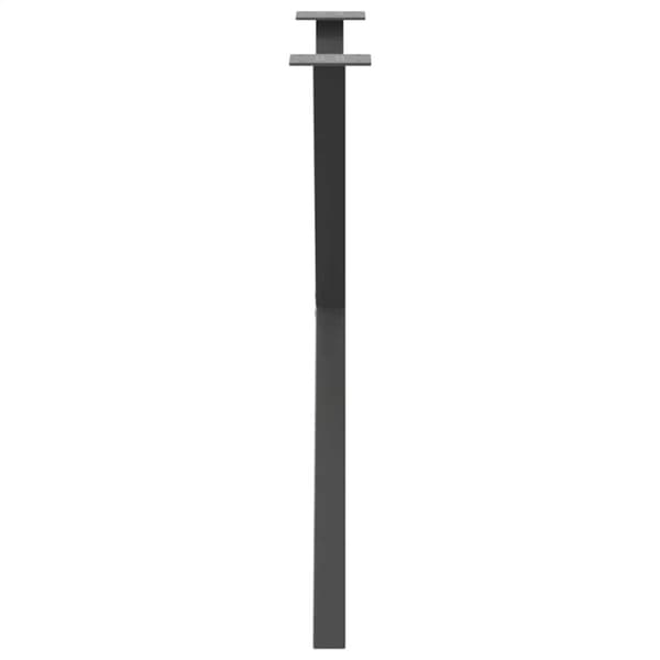 vidaXL Ruokapöydän jalat X-muotoiset 2 kpl Antrasiitti 70x(72-73) cm