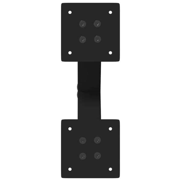 vidaXL Soffbordsben X-formade 2 st svart 30x(30-31) cm stål
