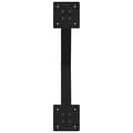 Miniatyrbilde 7 av 10: vidaXL Salongbordben X-formet 2 stk svart 38 x (42-43) cm stål