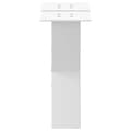 Miniatyrbilde 6 av 10: vidaXL Salongbordben X-formet 2 stk hvit 30x(30-31) cm stål