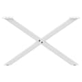 Miniatyrbillede 4 af 10: vidaXL sofabordben X-formet 2 stk 70x(42-43) cm stål hvid