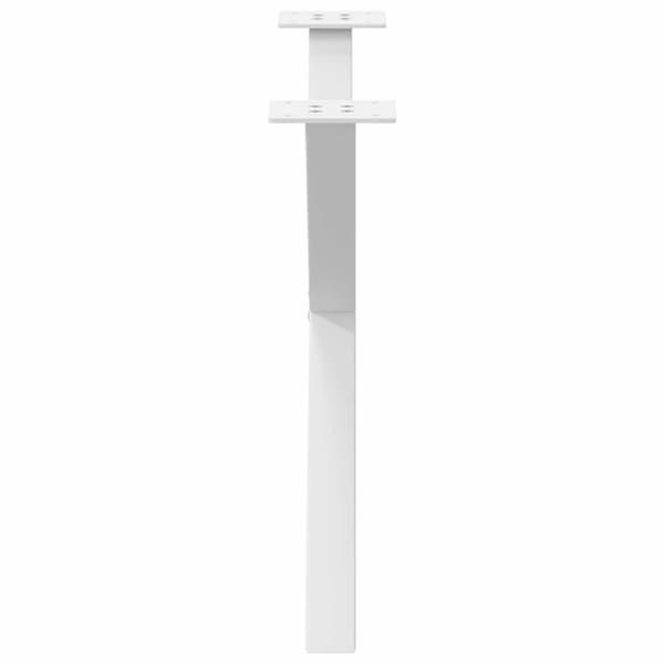 vidaXL sofabordben X-formet 2 stk 70x(42-43) cm stål hvid